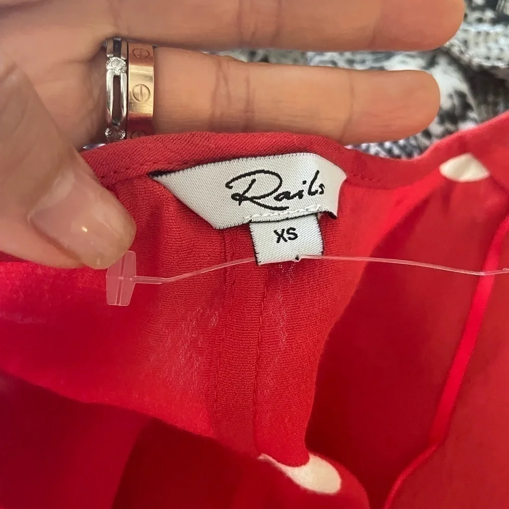 New - Rails blouse with ruffle sleeve - Picture 6 of 6